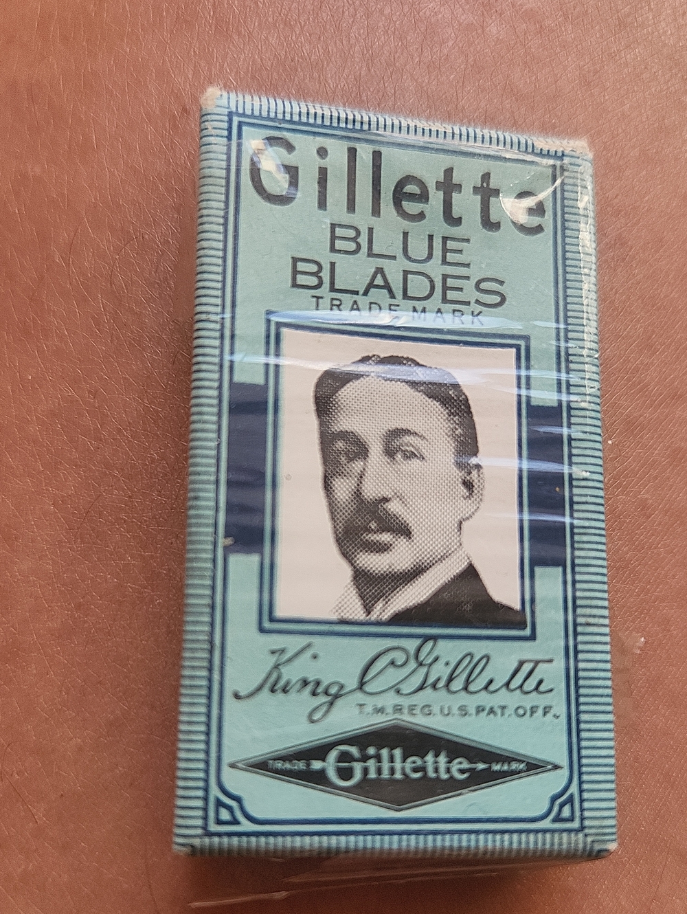 Blue Blades Vintage Style Razor Blades - Light Blue
